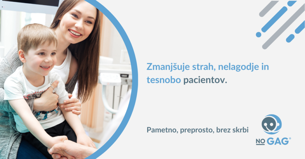 refleks bruhanja otrok zobozdravnik zmanjšanje strahu nelagodja