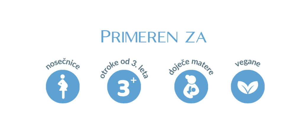 NoGag prašek je primeren za otroke od 3. leta, nosečnice, doječe matere in vegane