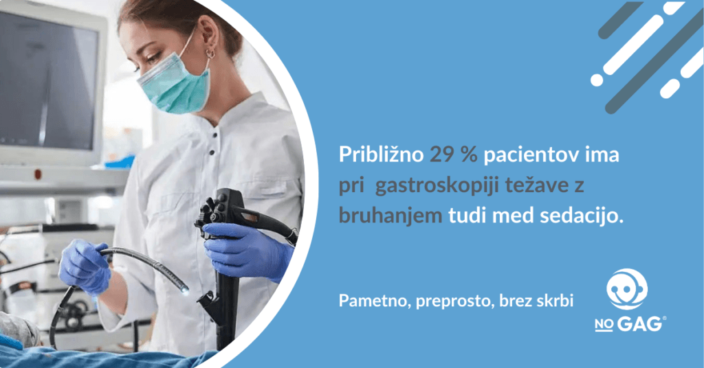 gastoskopija refleks bruhanja težave med posegom